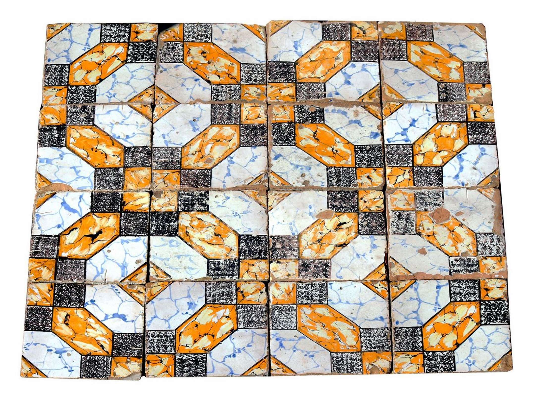 Antica pavimentazione in maiolica - 1