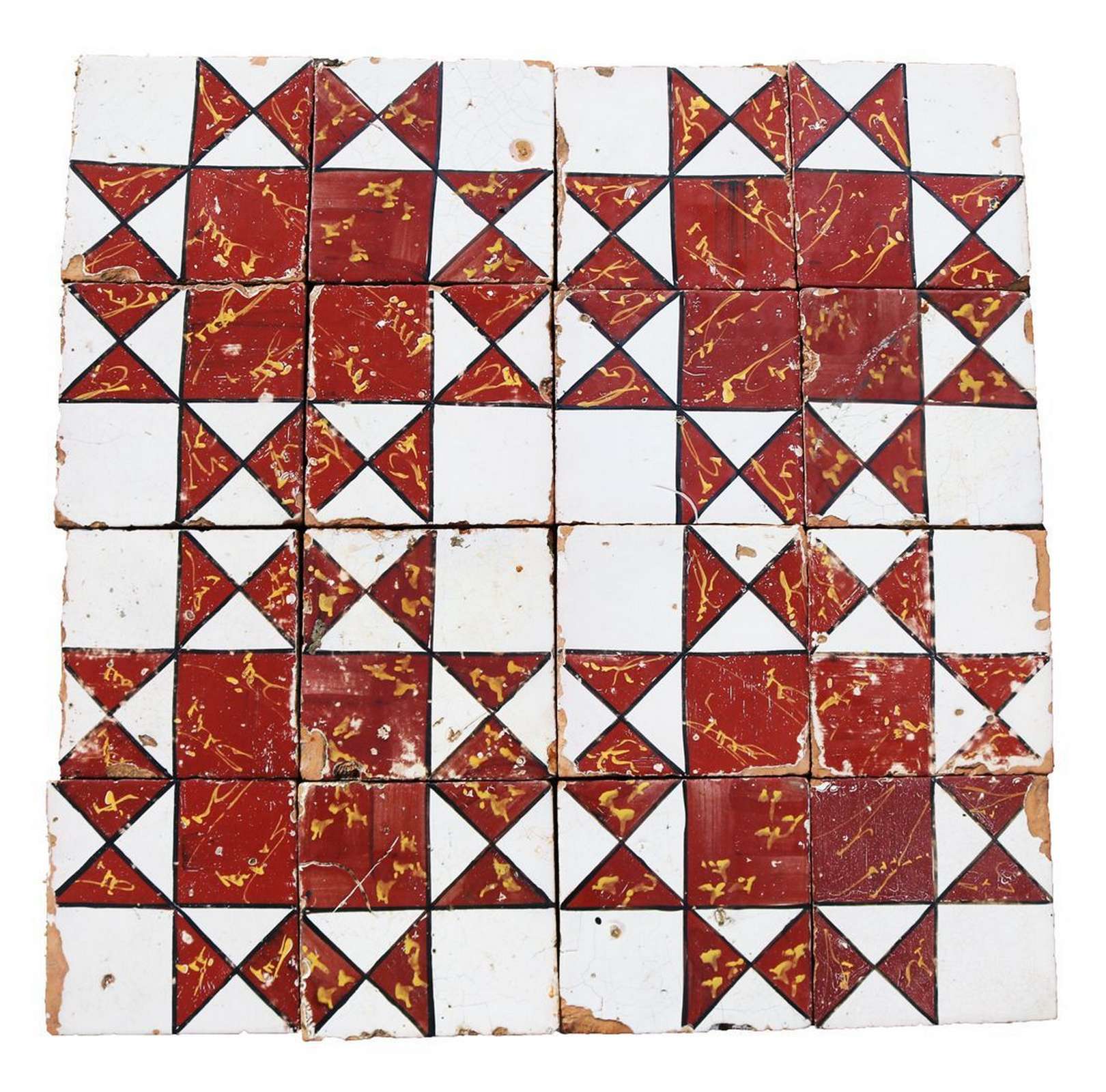 Antica pavimentazione in maiolica - 1