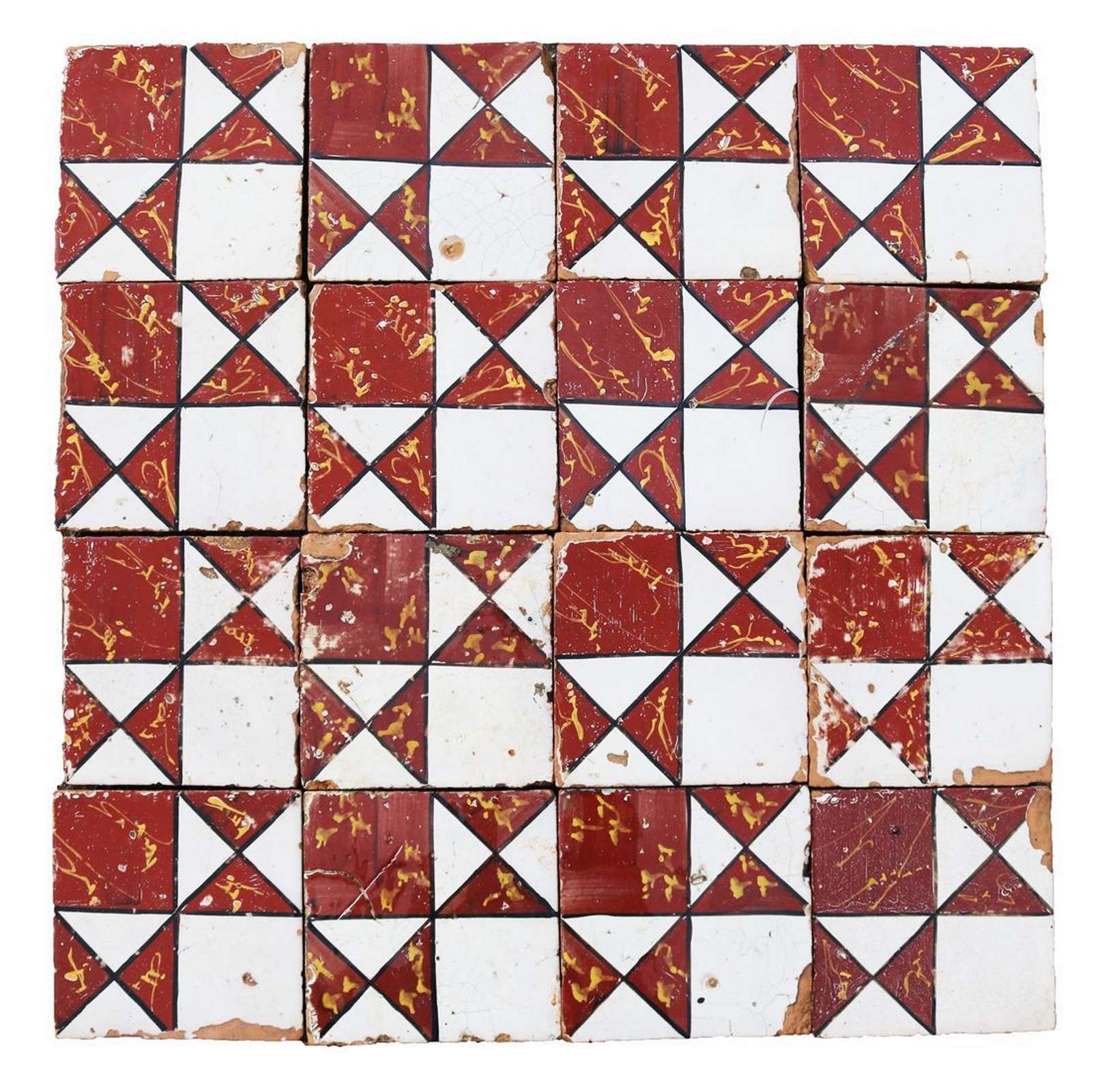 Antica pavimentazione in maiolica - 1