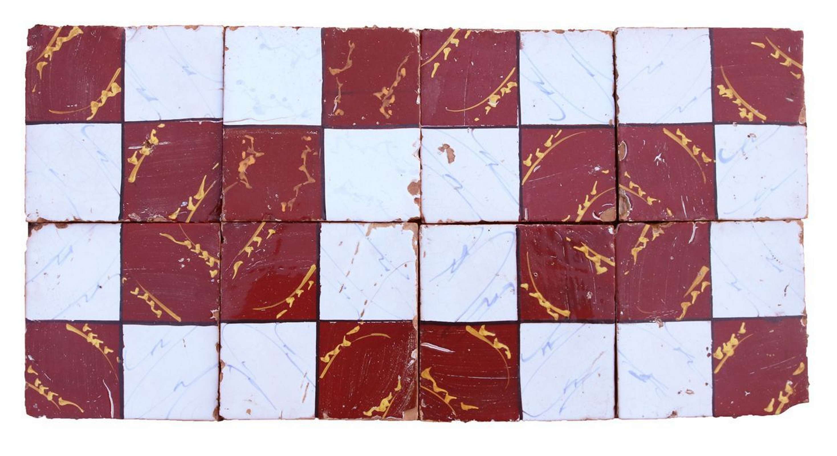 Antica pavimentazione in maiolica - 1