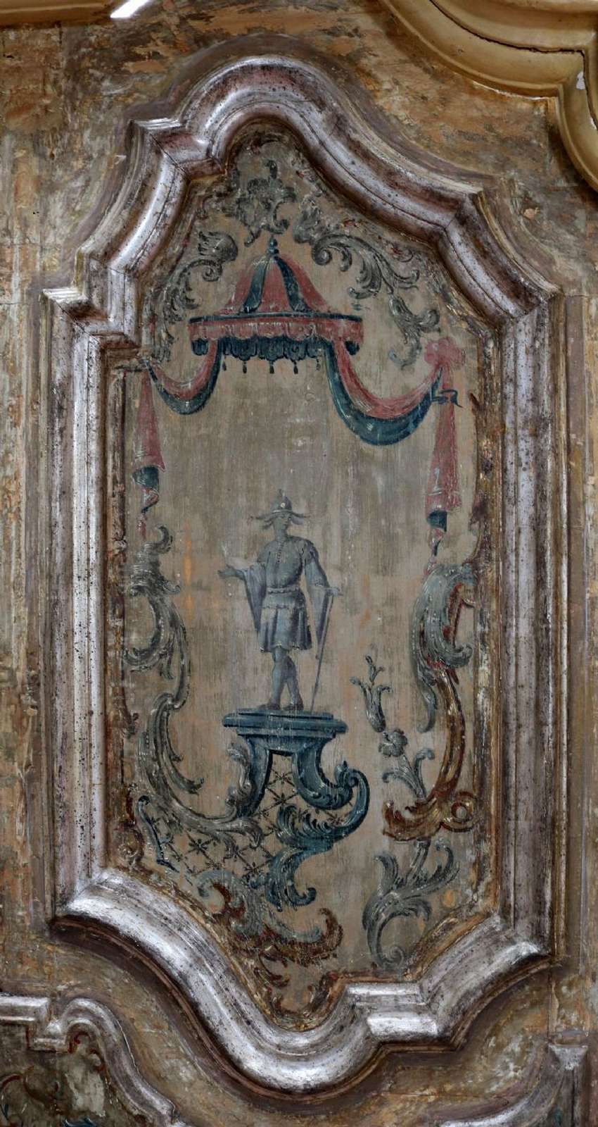 Quattro antiche porte dipinte. Epoca 1600. - 1