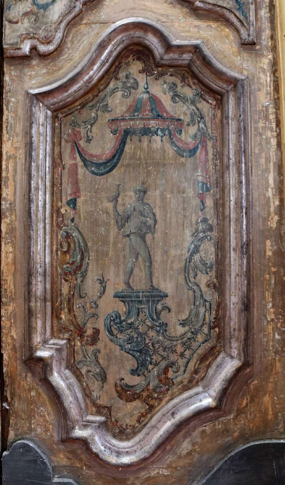 Quattro antiche porte dipinte. Epoca 1600. - 1