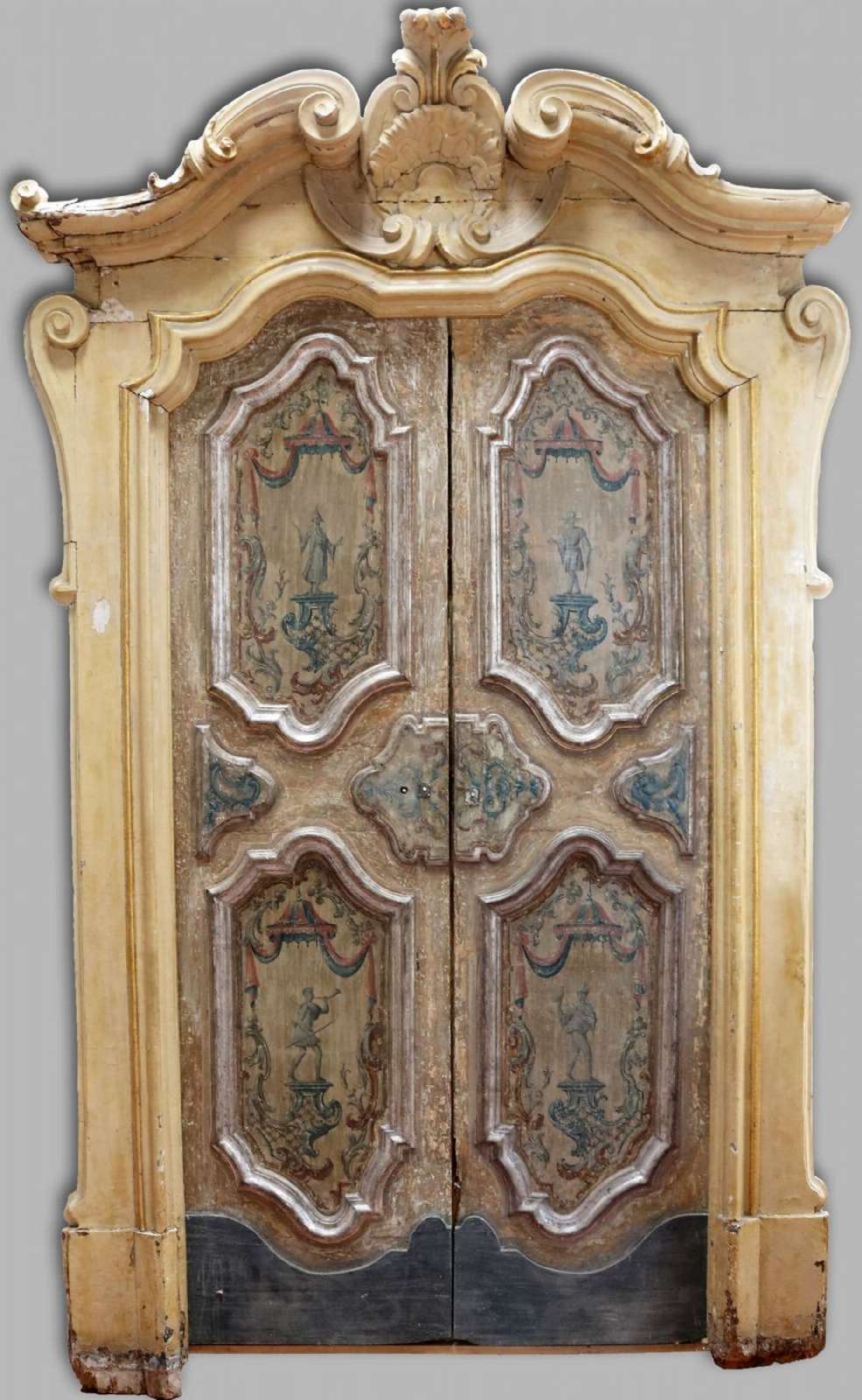 Quattro antiche porte dipinte. Epoca 1600. - Porte Rare - Porte Antiche - Prodotti - Antichità Fiorillo