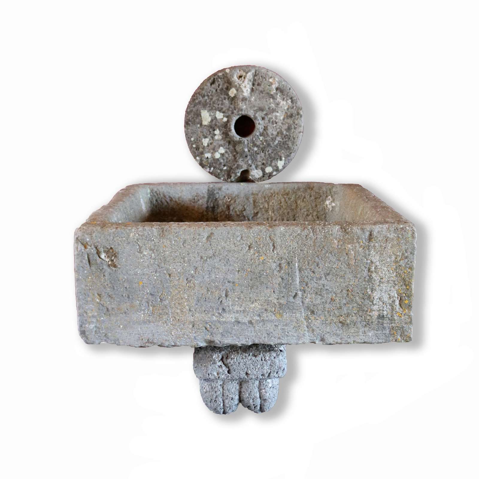 Antica fontana in pietra. Epoca 1800. - Fontane Antiche - Arredo Giardino - Prodotti - Antichità Fiorillo