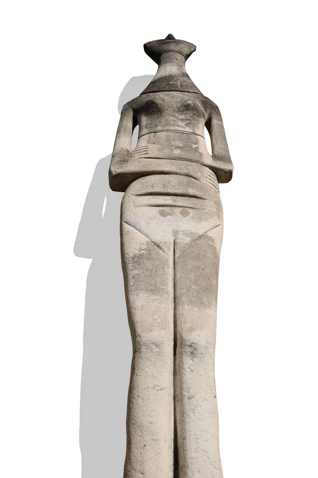 Antica e rarissima statua in marmo. Epoca 1800. - 1