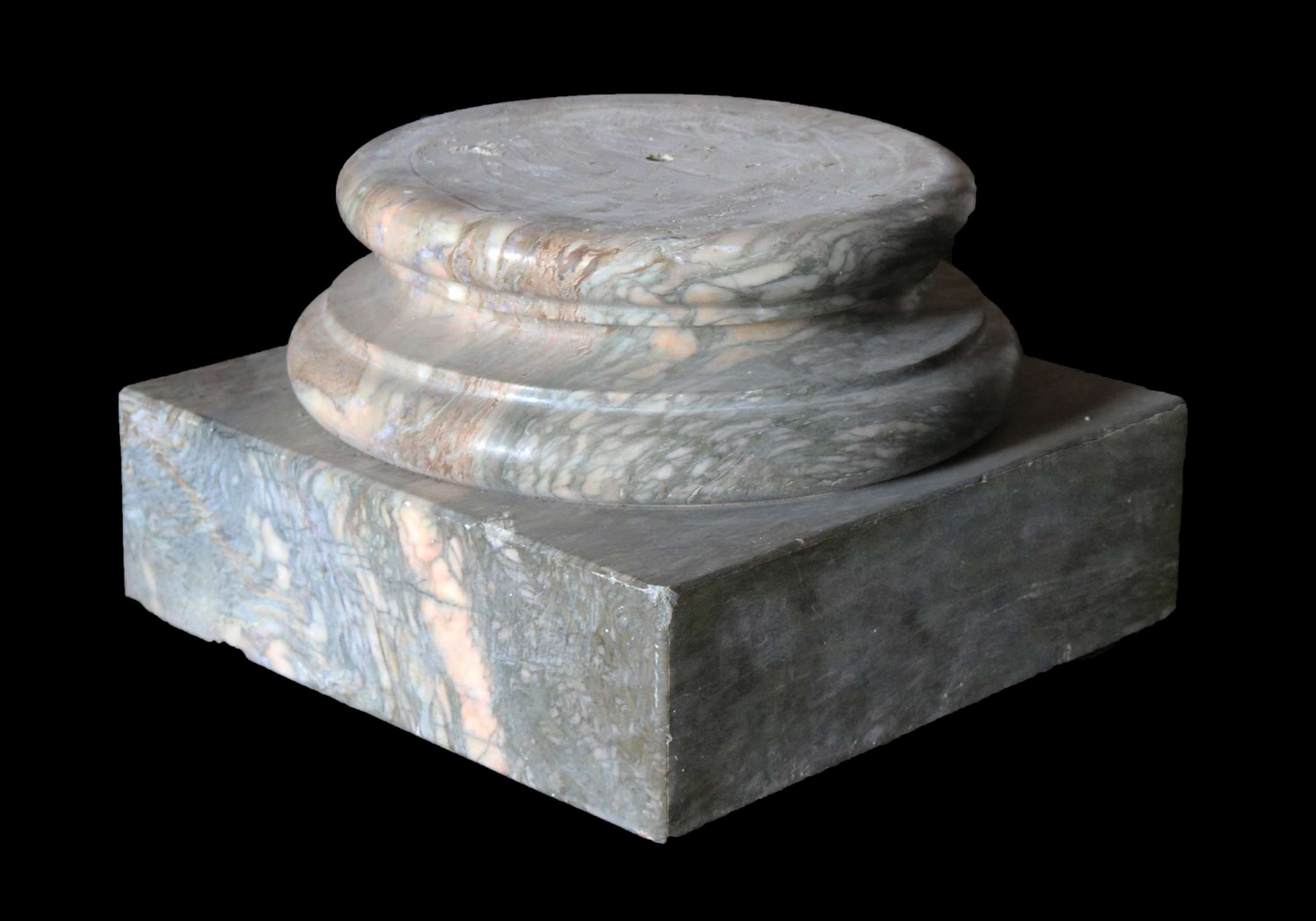 Antica base in marmo. Epoca 1800. - Capitelli basi per colonne - Architettura - Prodotti - Antichità Fiorillo