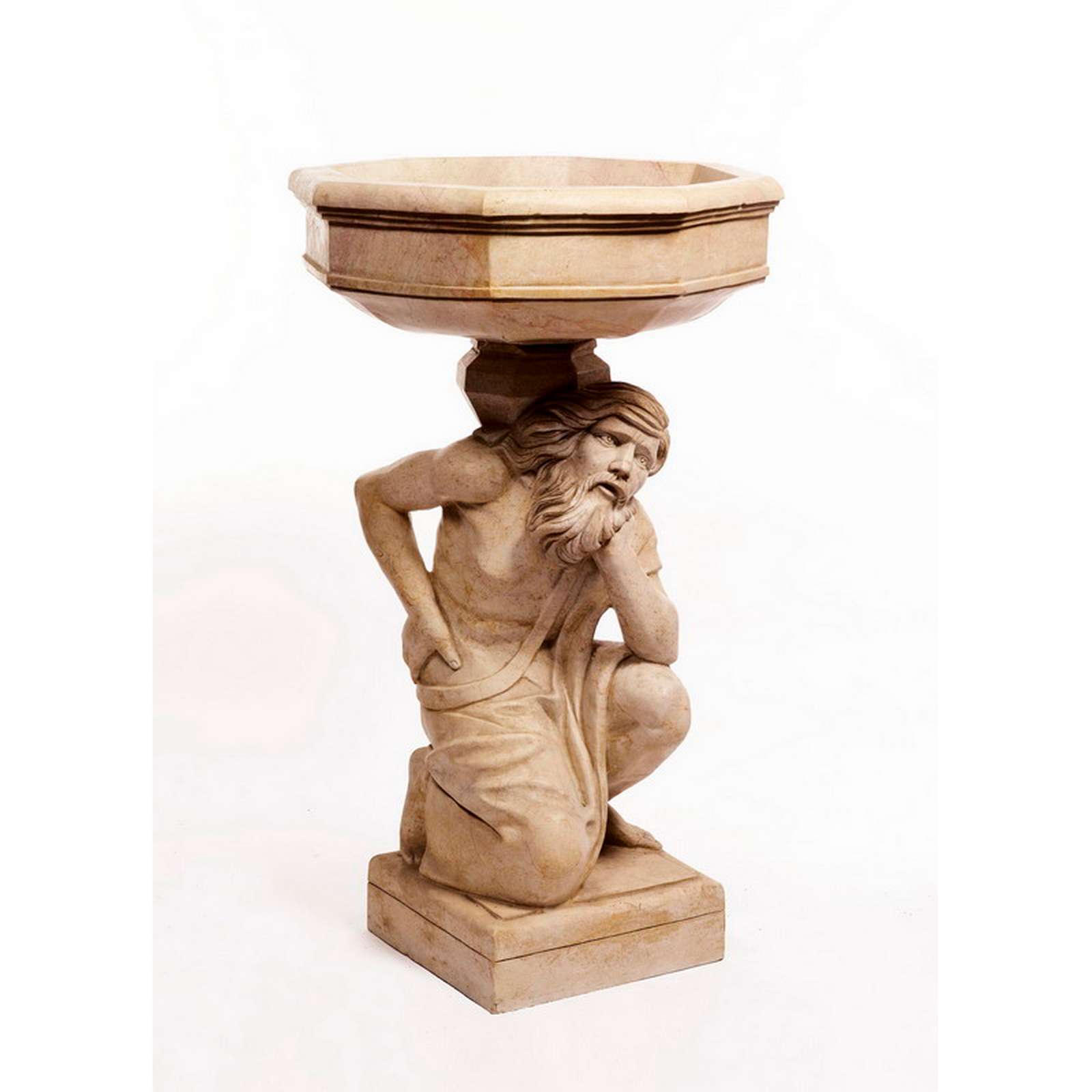 Antica fontana in marmo. Epoca fine 1800. - Fontane Antiche - Arredo Giardino - Prodotti - Antichità Fiorillo