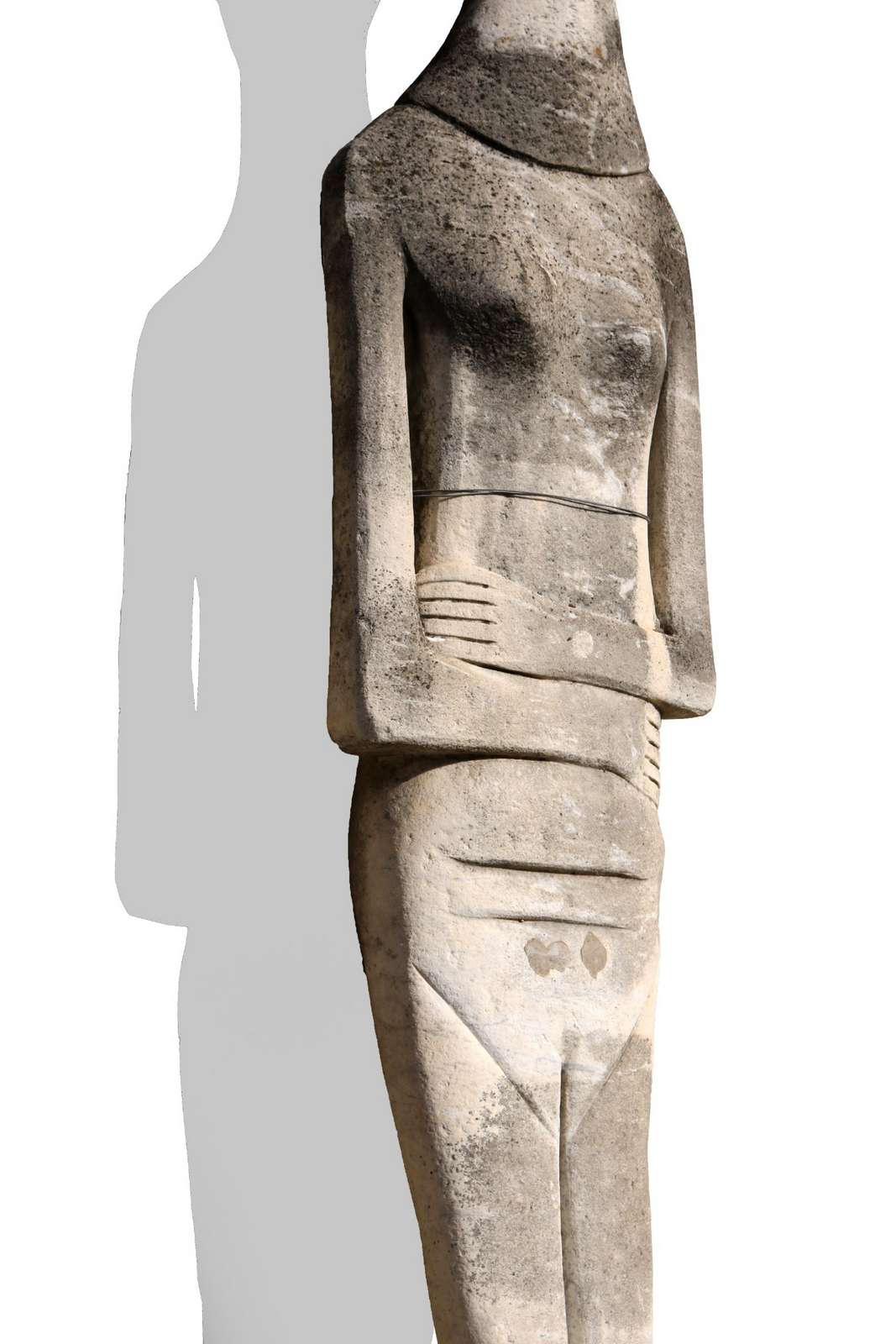 Antica e rarissima statua in marmo. Epoca 1800. - 1