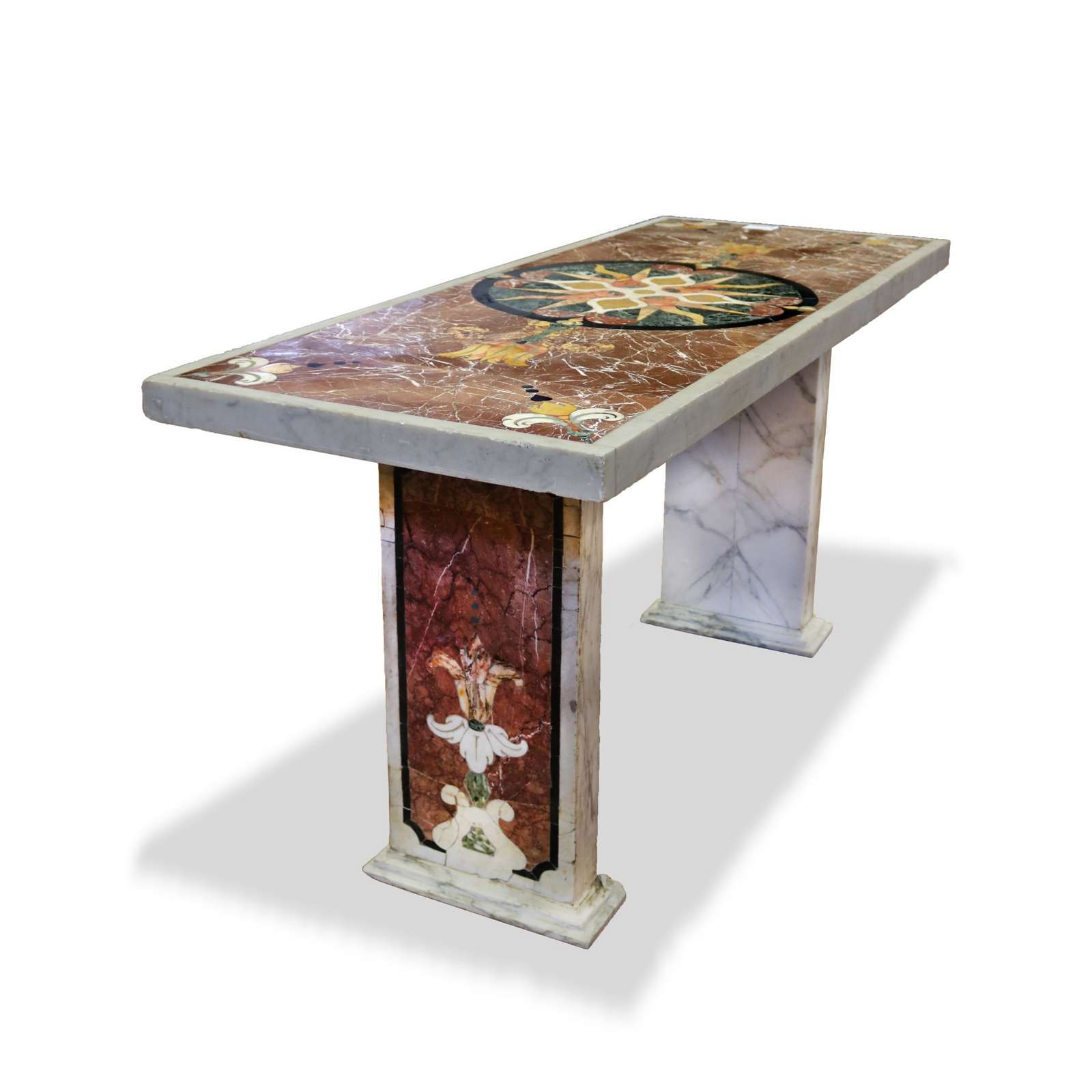 Antico tavolo in marmo. Epoca 1700. - Tavoli in vari materiali - Tavoli e complementi - Prodotti - Antichità Fiorillo