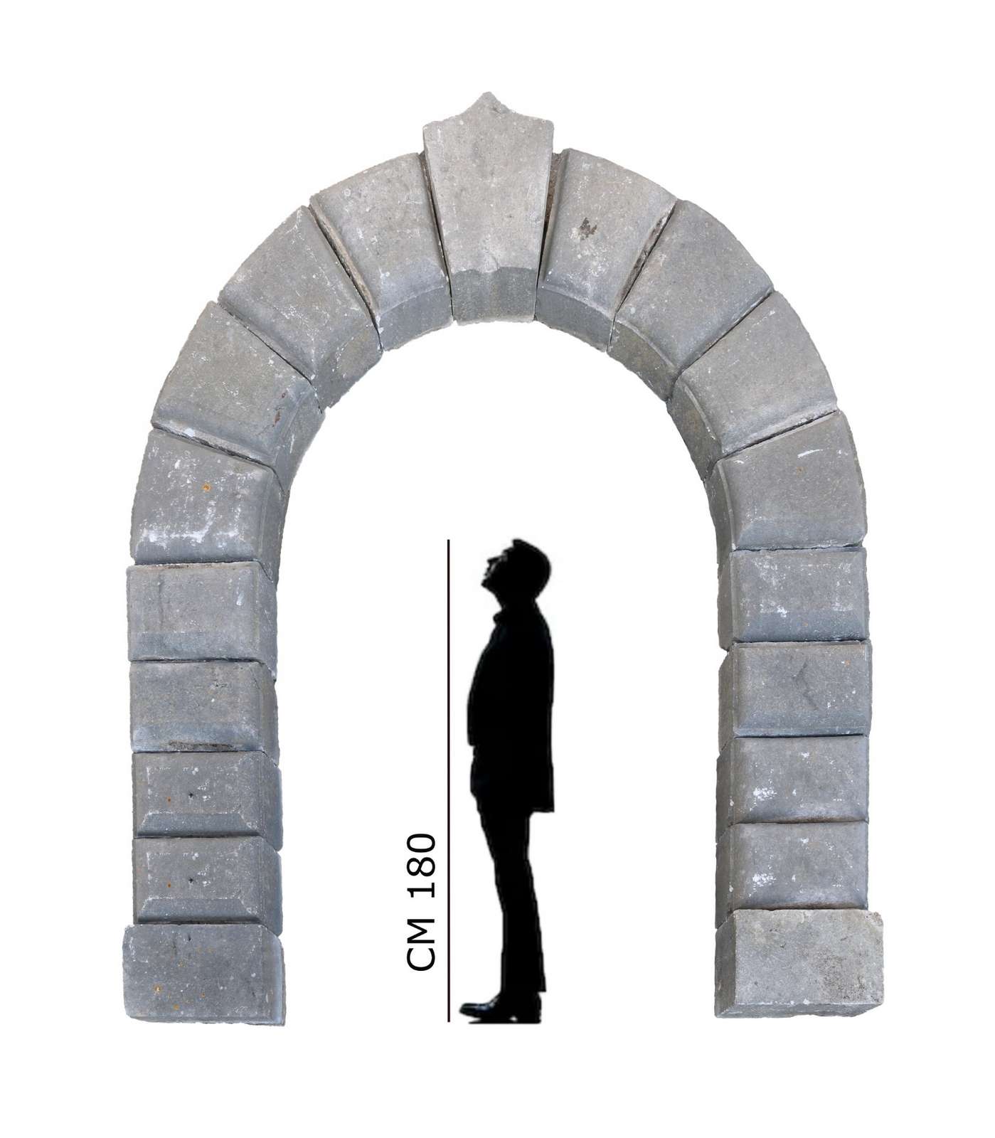 Antico portale in pietra. Epoca 1600. - 1