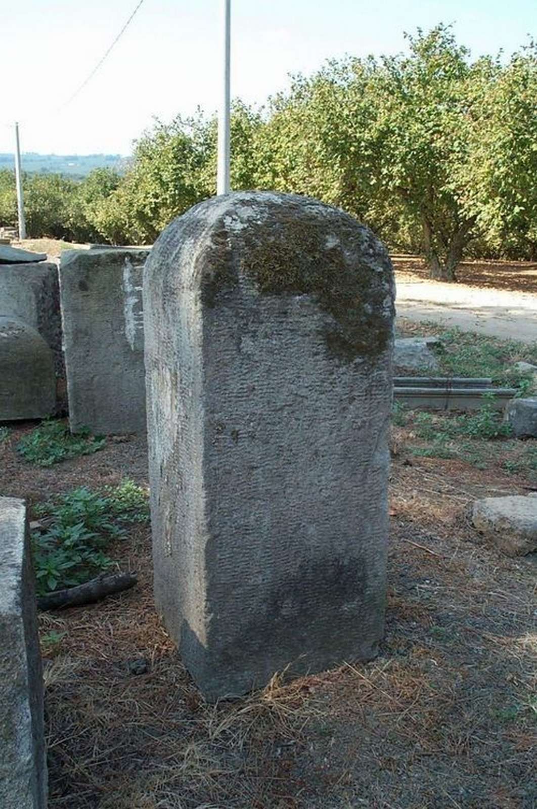 Alcuni antichi plinti da cancello in pietra. Epoca 1700. - Colonne da Cancello - Cancelli e Complementi - Prodotti - Antichità Fiorillo