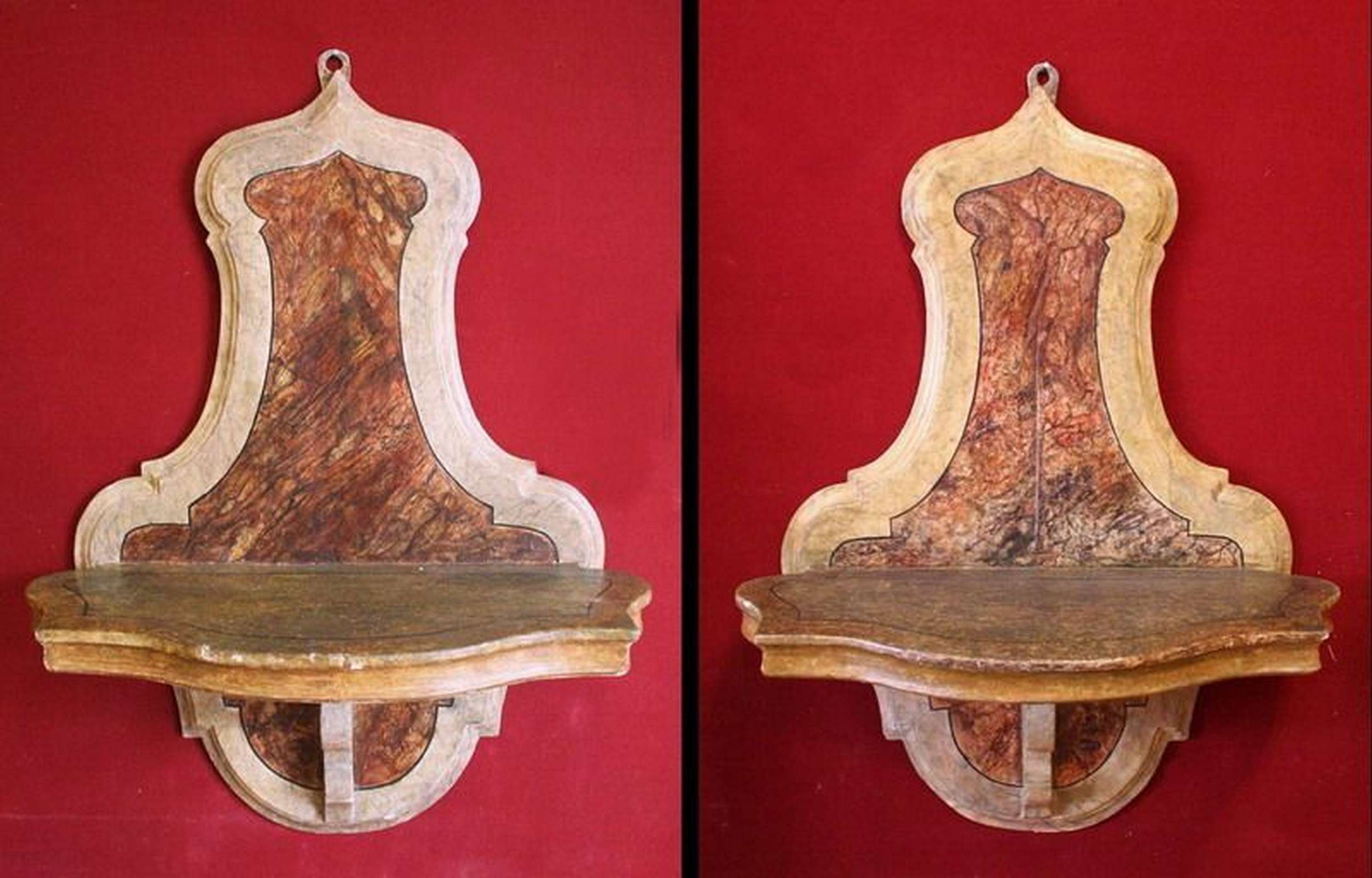 Antica coppia di consolle laccate. Epoca Luigi XIV. - Console - Mobili antichi - Prodotti - Antichità Fiorillo