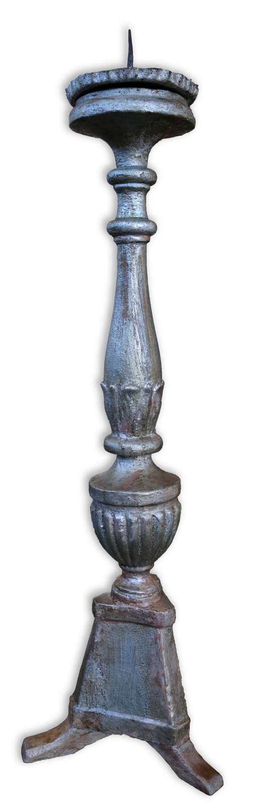 Antico candelabro in legno. Epoca 1700. - Lampadari e Candelabri - Mobili antichi - Prodotti - Antichità Fiorillo