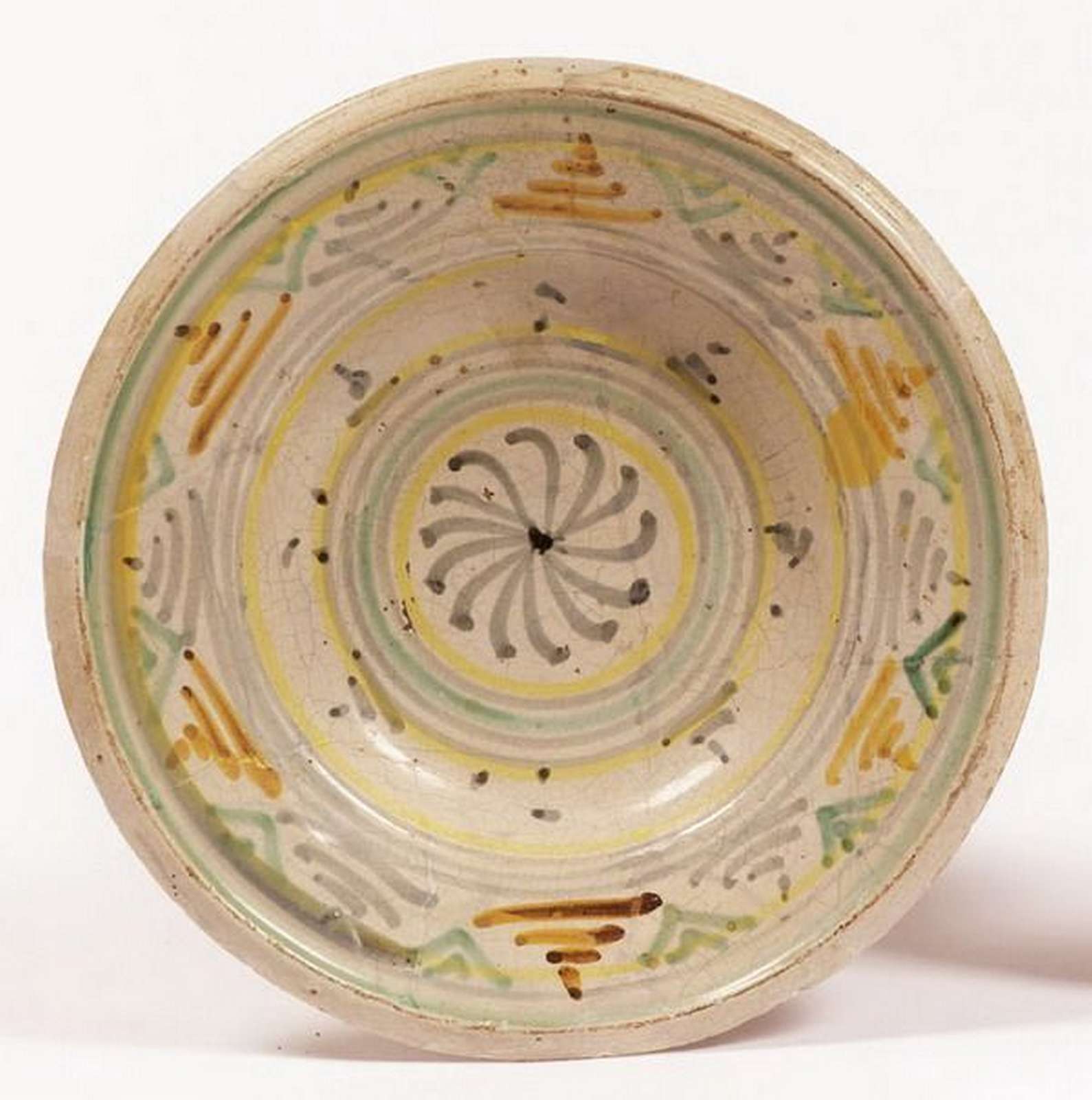 Antico piatto in maiolica. Epoca XVII secolo. - Ceramiche - Oggettistica - Prodotti - Antichità Fiorillo