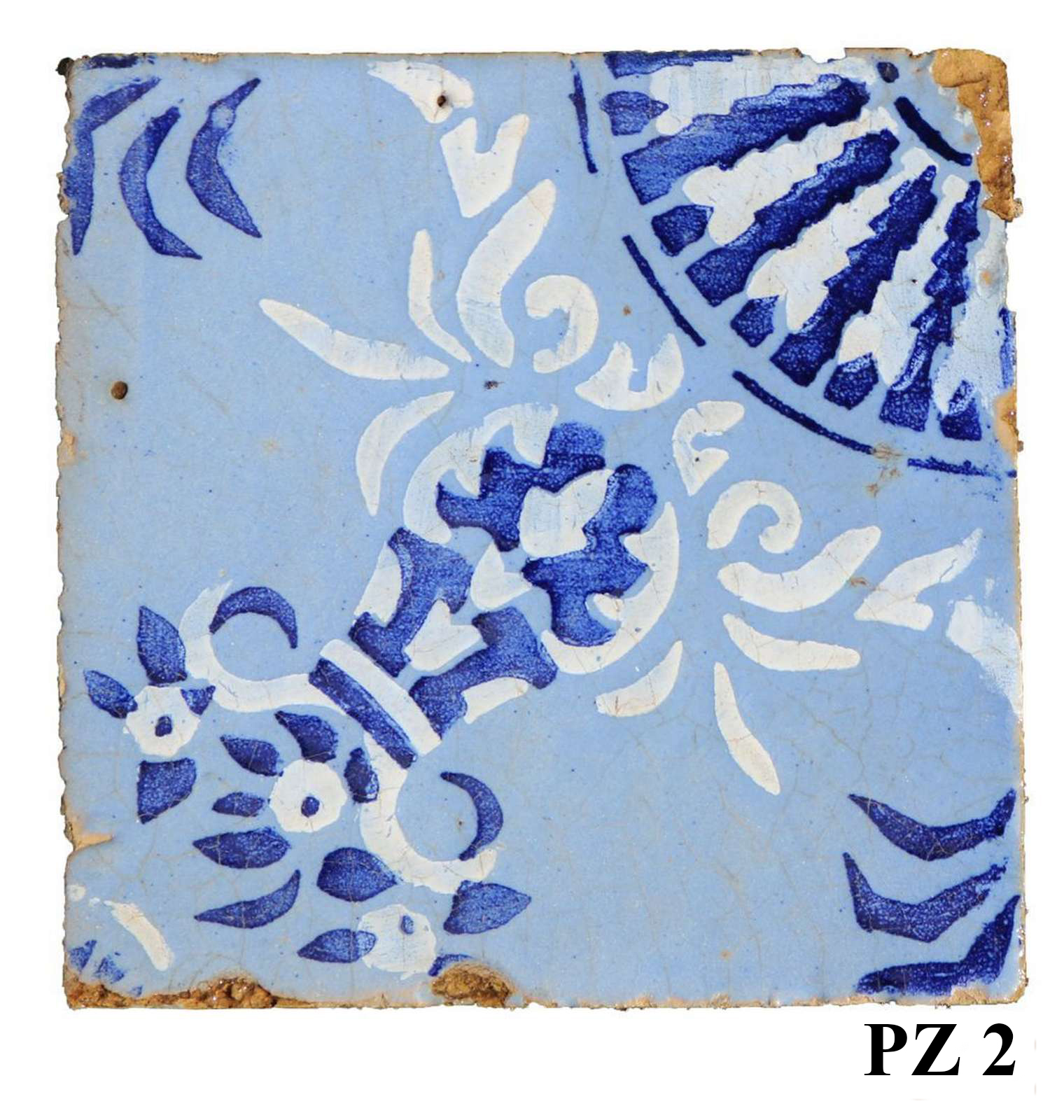 Antica pavimentazione in maiolica. - Maioliche Antiche - Pavimentazioni Antiche - Prodotti - Antichità Fiorillo