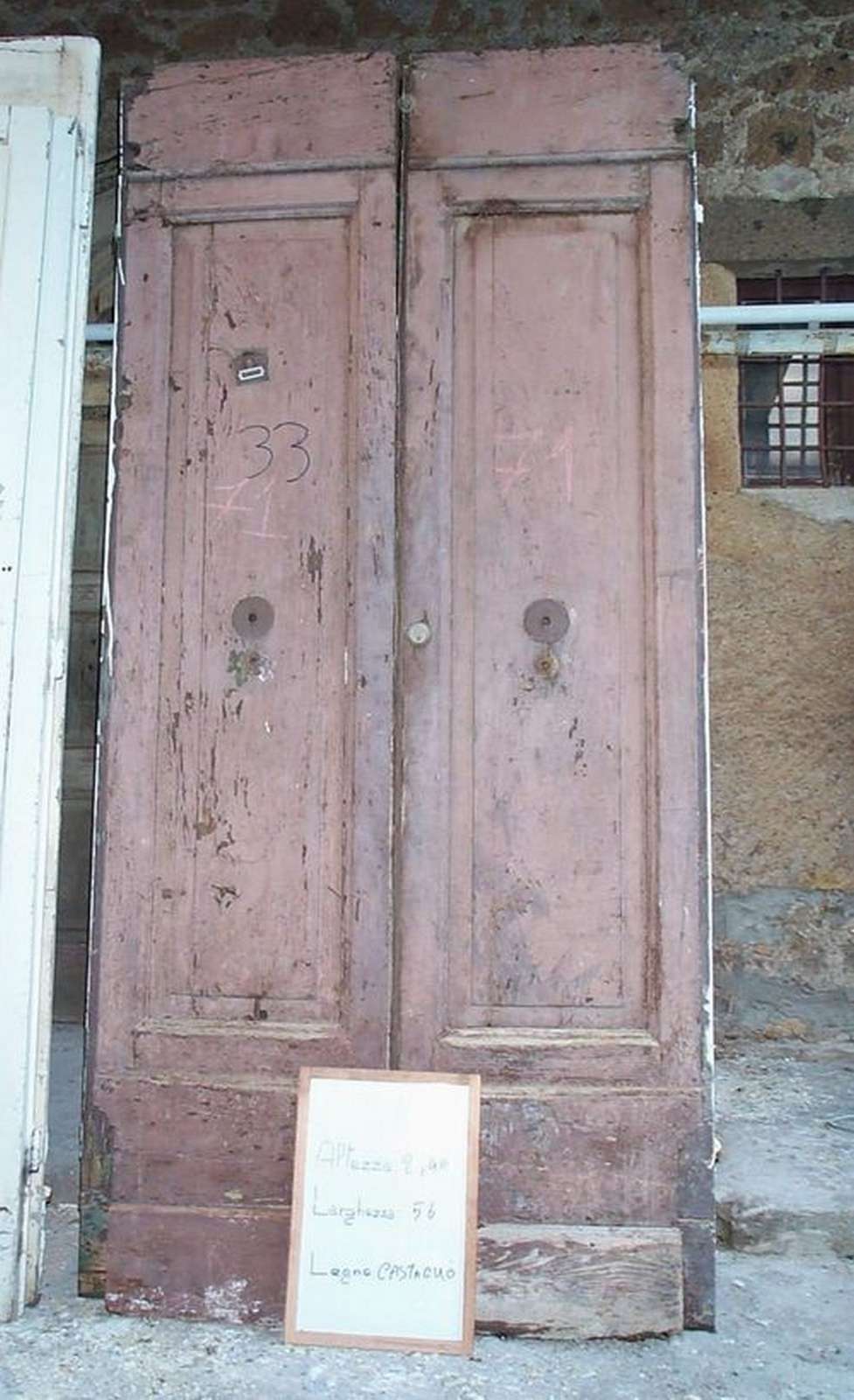 Antica porta in legno - 1