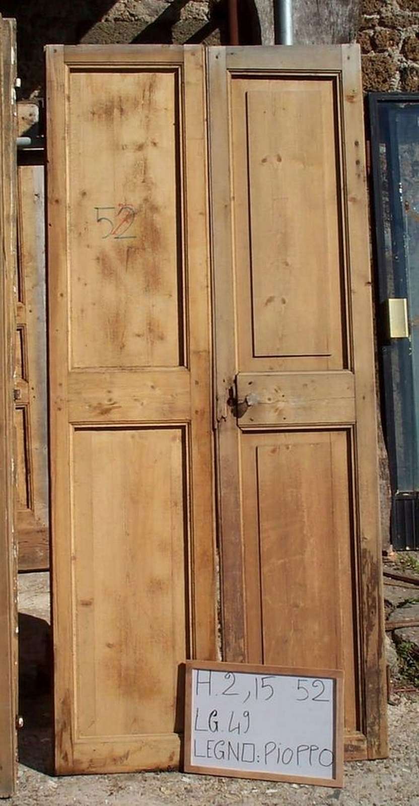 Antica porta in legno - 1