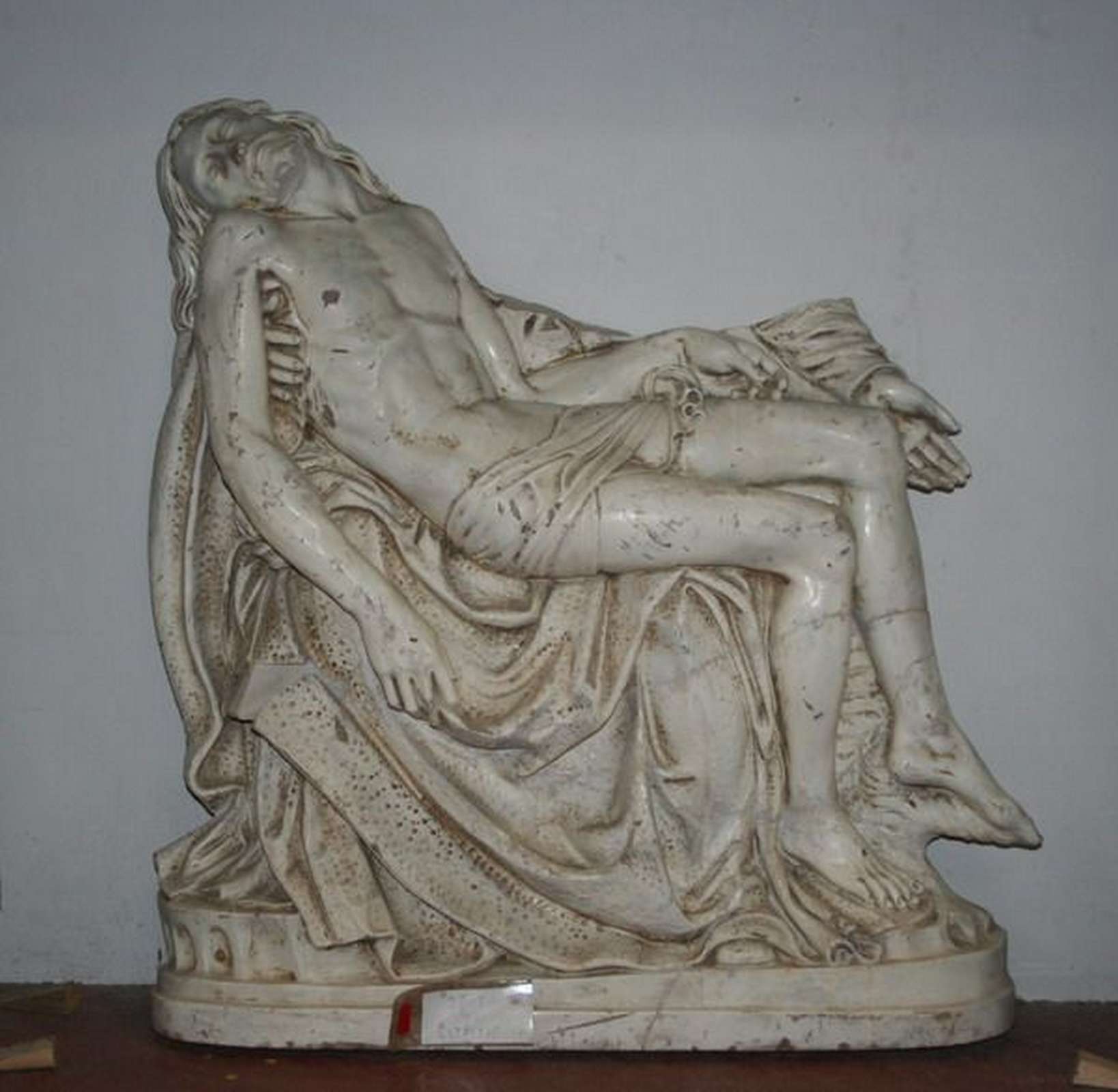 Antica raffigurazione in schiuma della Pietà,  - Statue Antiche - Sculture Antiche - Prodotti - Antichità Fiorillo