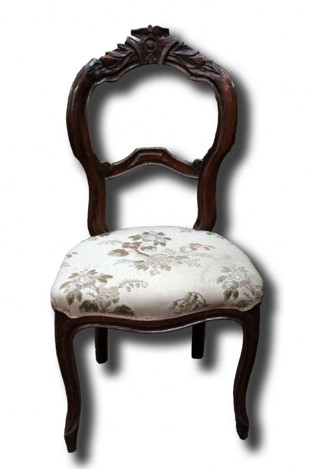 Una sedia antica in legno di due. Epoca 1800. - 1