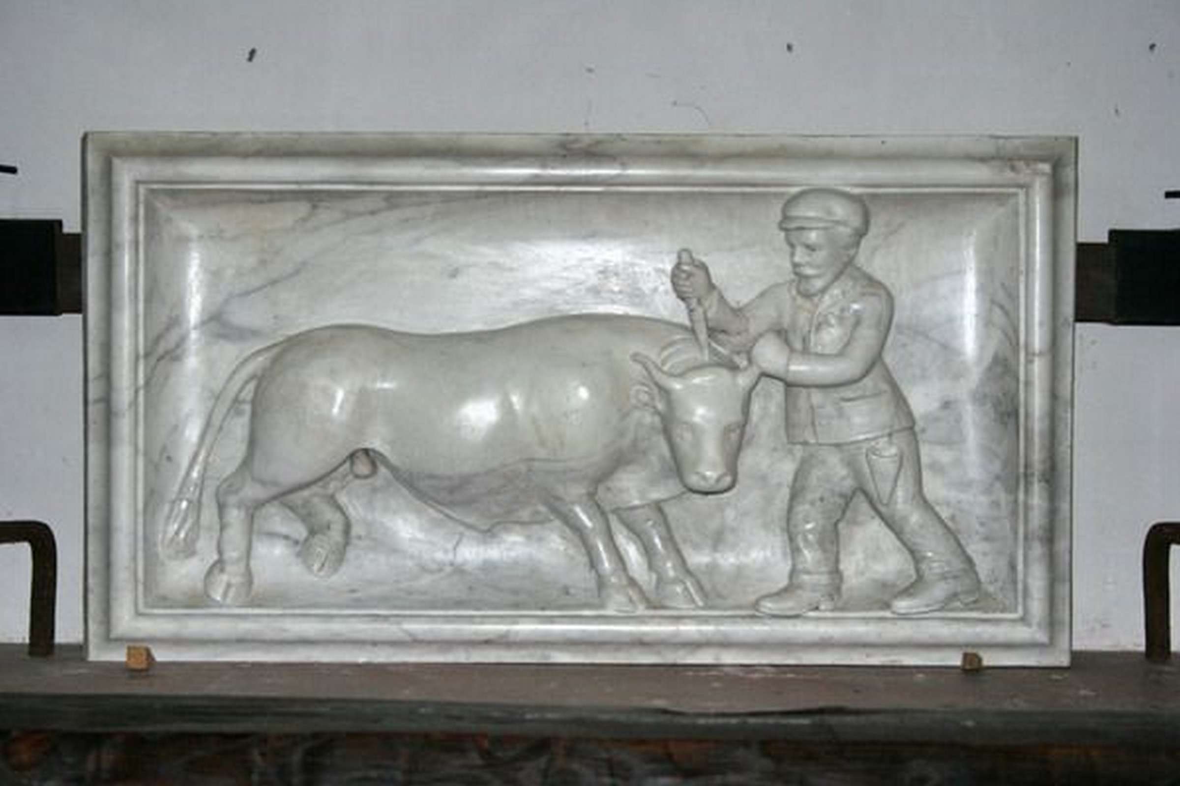 Antico pannello in marmo. Epoca 1800. - Statue Antiche - Sculture Antiche - Prodotti - Antichità Fiorillo