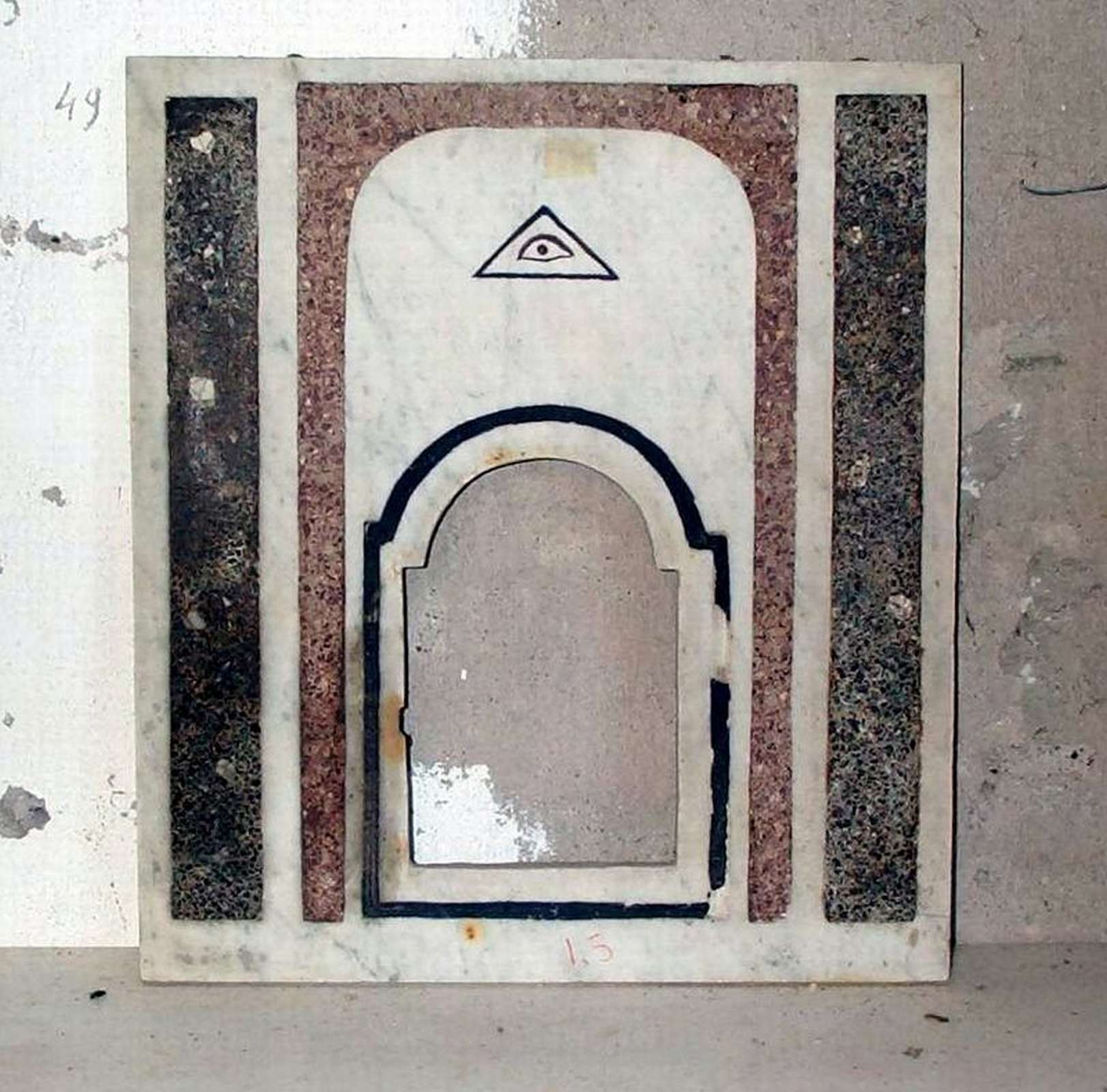Antico tabernacolo in marmo. Epoca 1700. - Tabernacoli - Architettura - Prodotti - Antichità Fiorillo