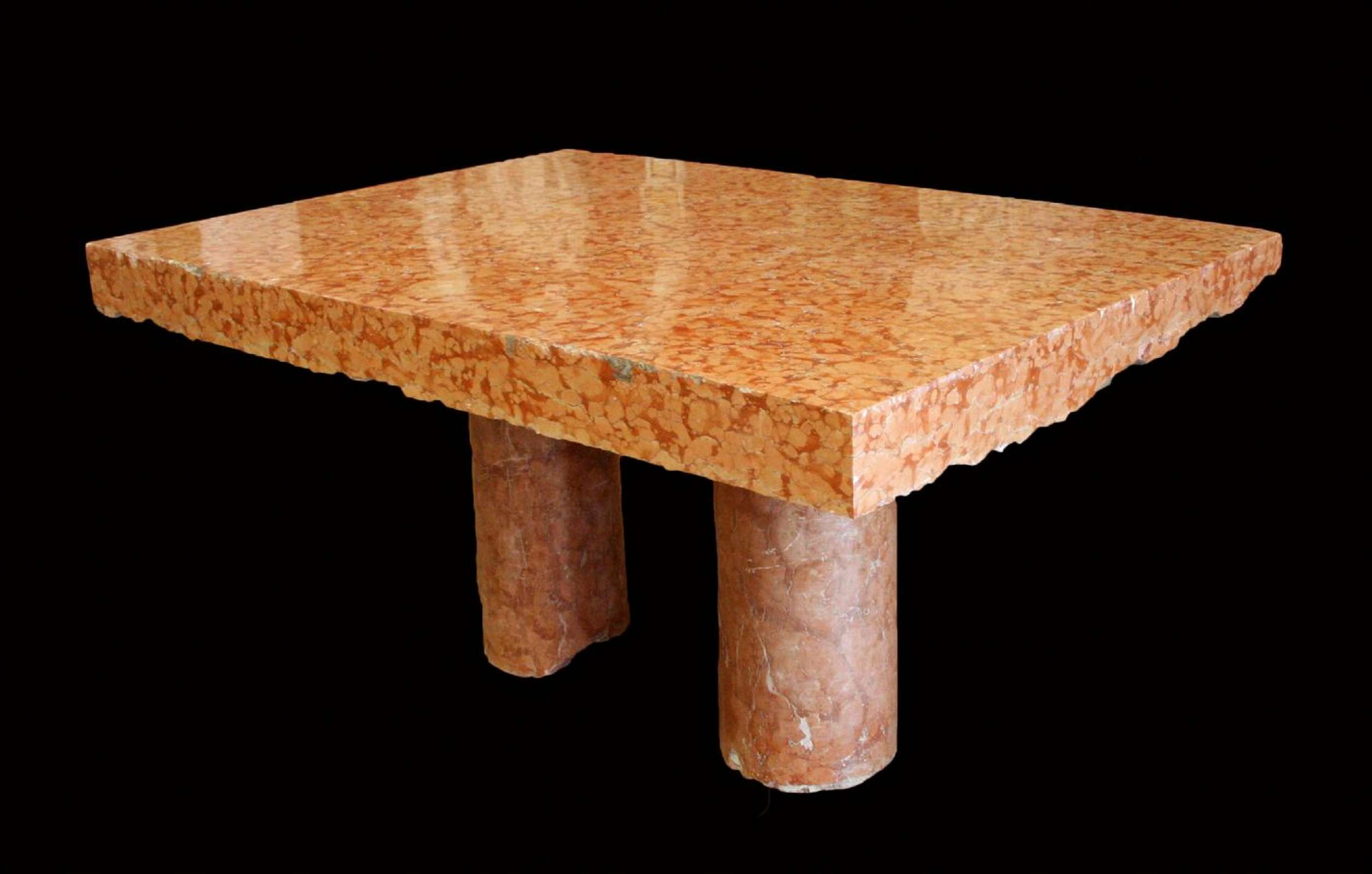 Tavolo in marmo Rosso Verona. Epoca 1800 - 1