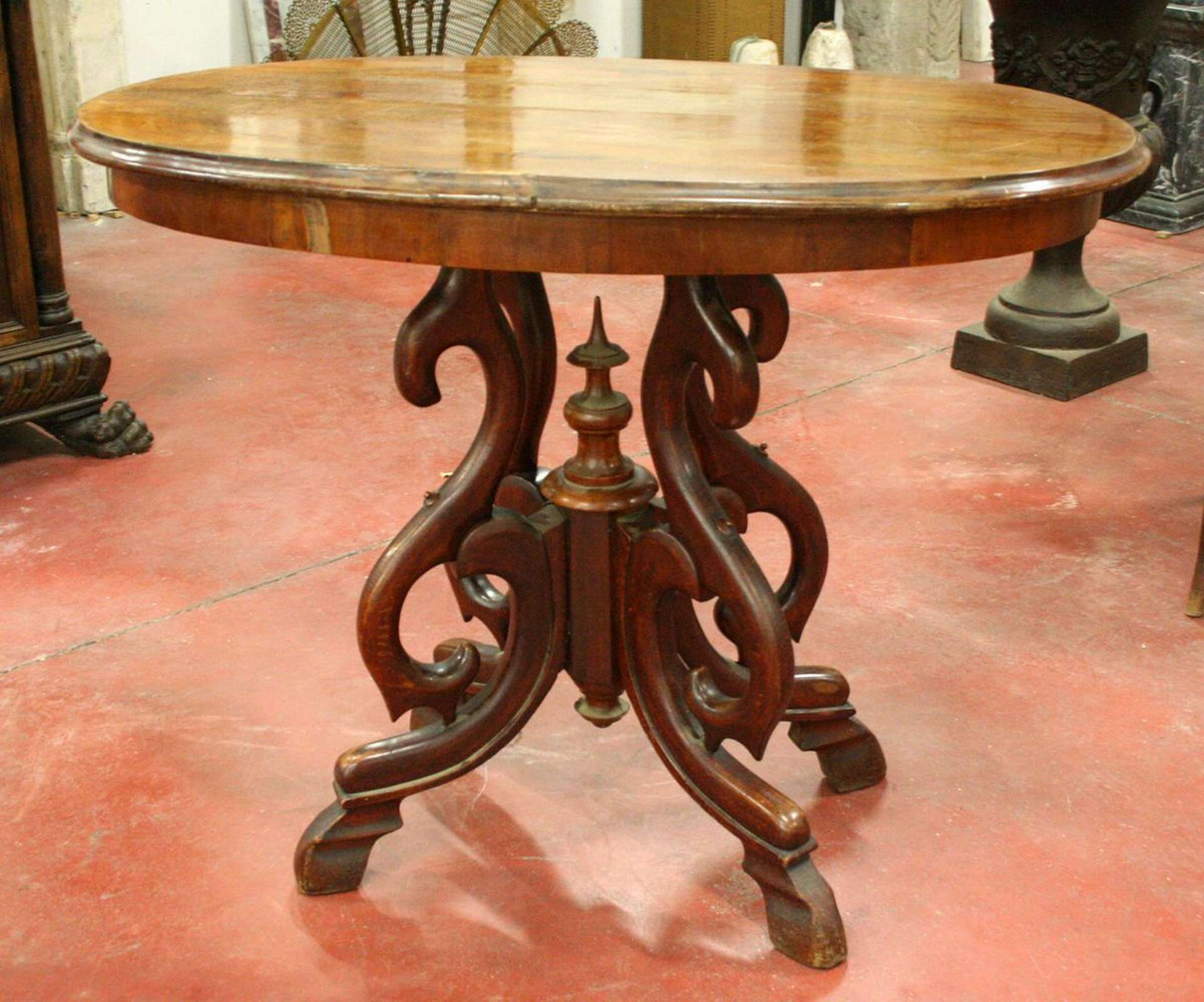 Tavolo antico in legno. Epoca primi 1900. - 1