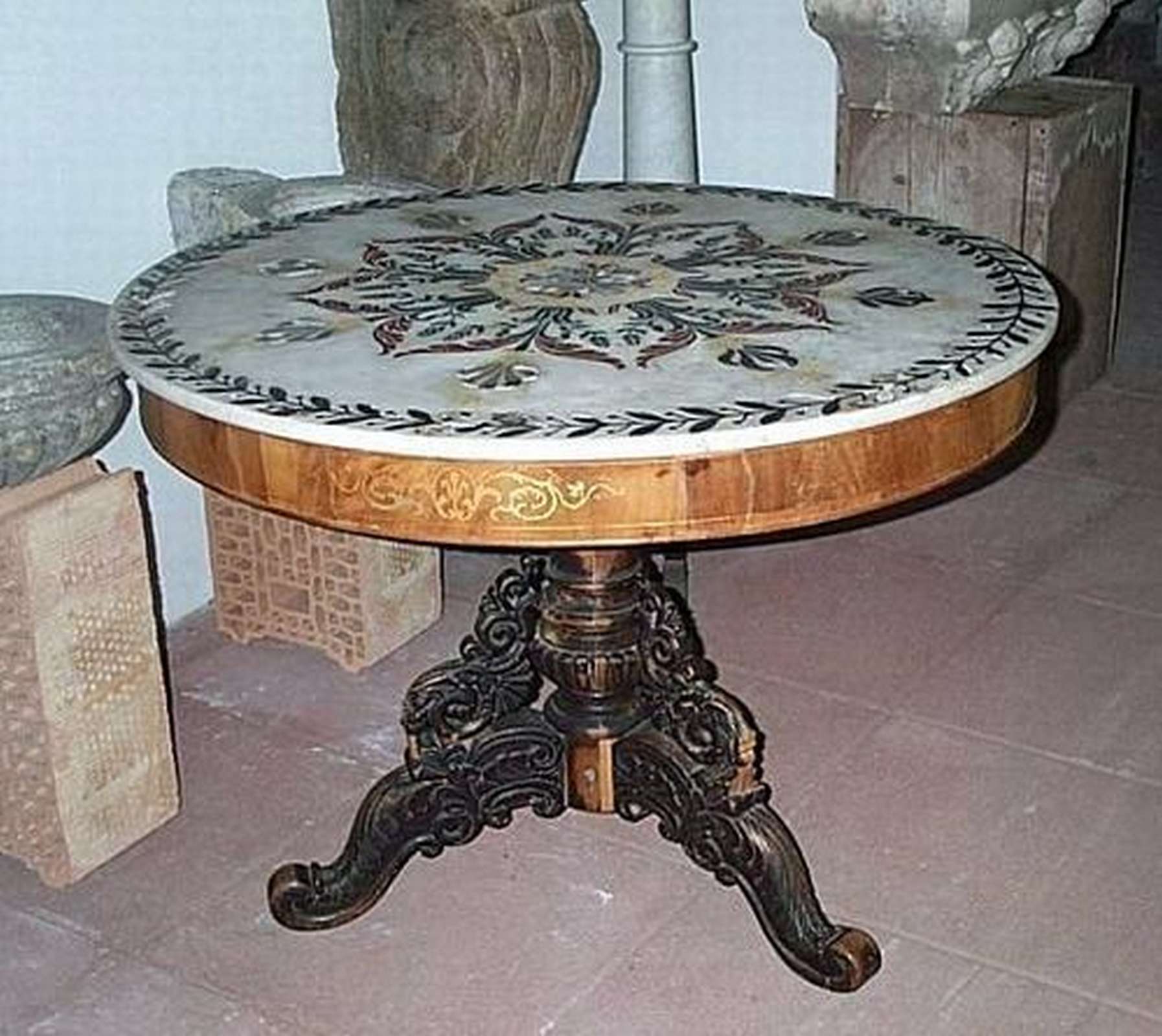 Antica base in legno - Tavoli in legno - Tavoli e complementi - Prodotti - Antichità Fiorillo