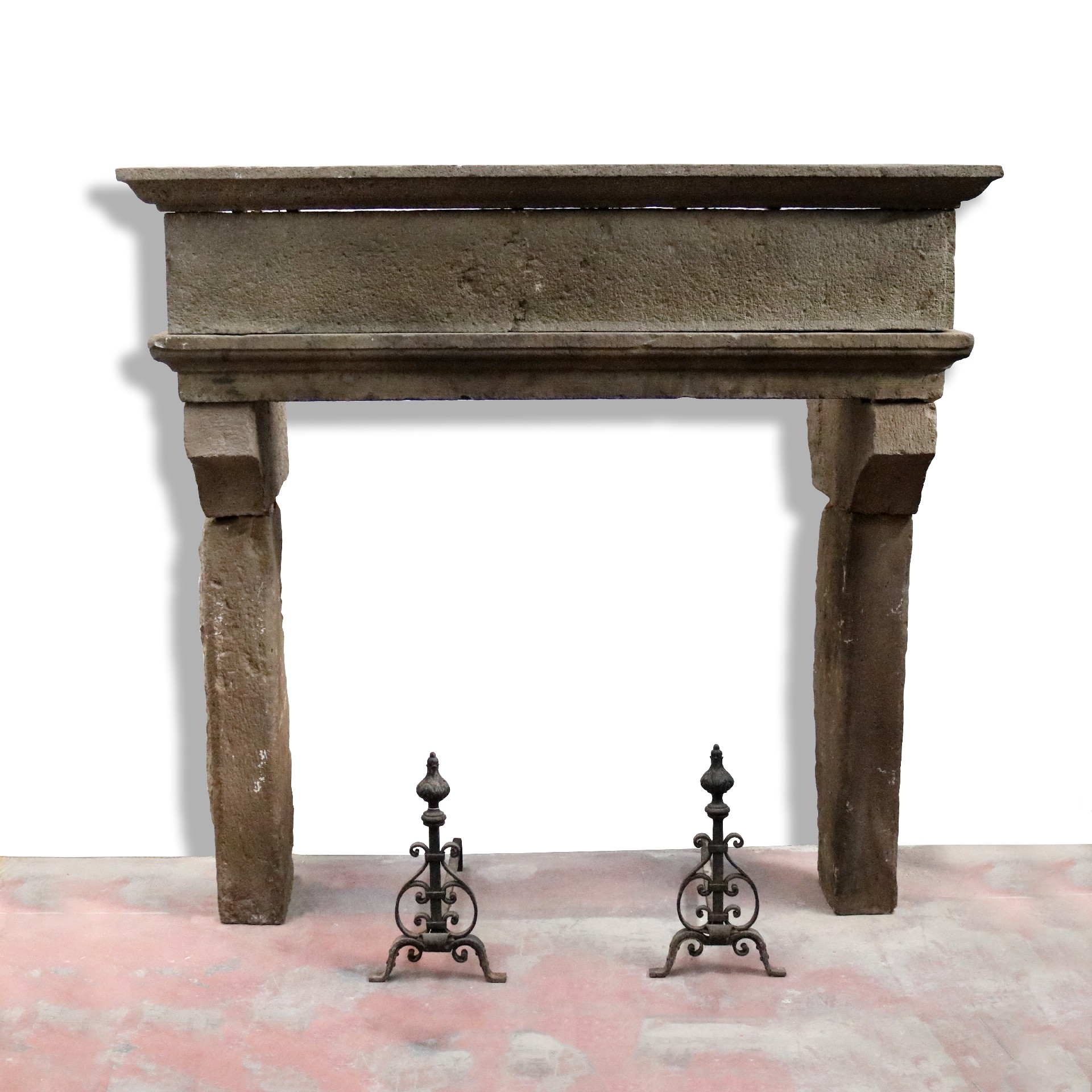 Antico camino in pietra cm 180x176h. - Camini Antichi - Camini e Accessori - Prodotti - Antichità Fiorillo