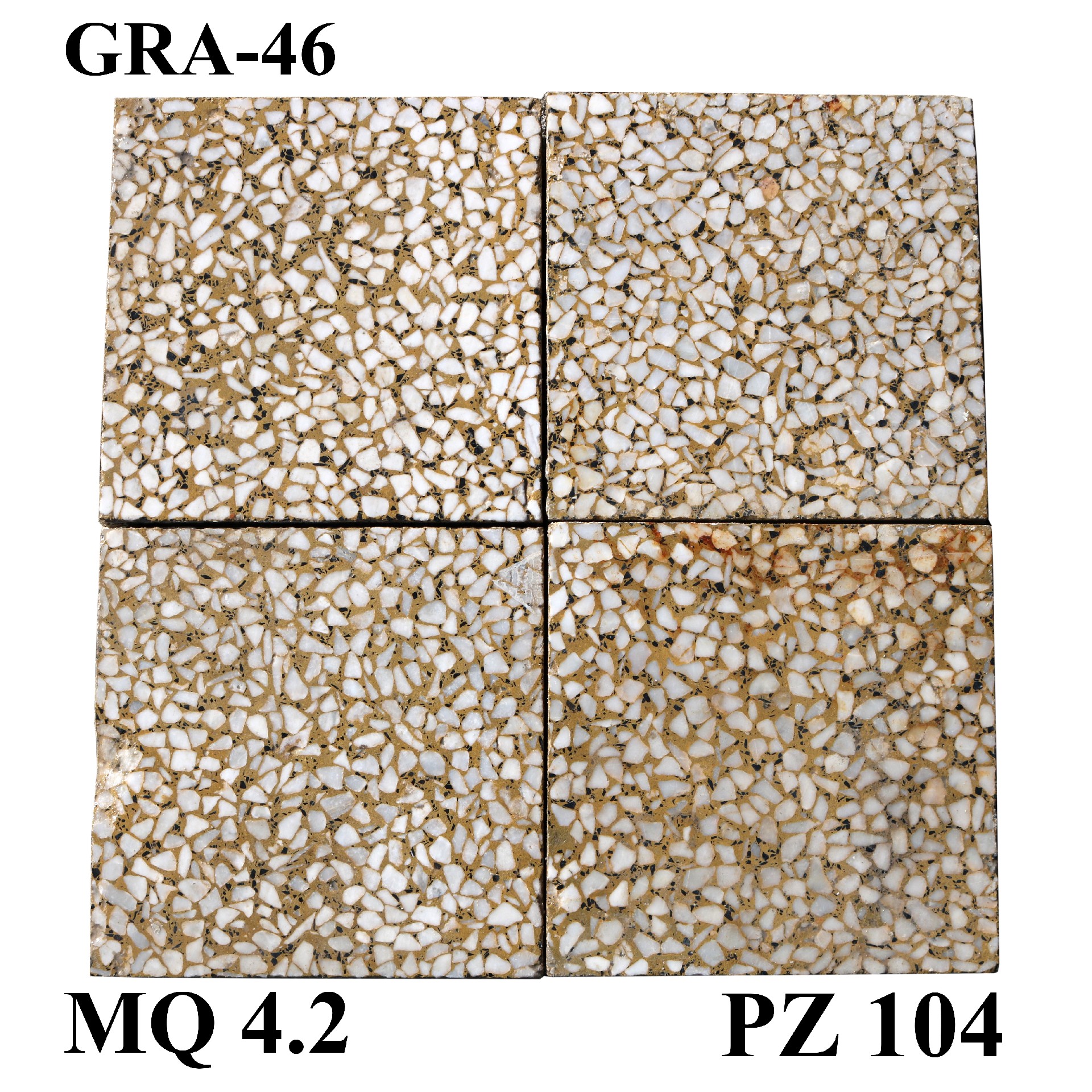 Antica pavimentazione in graniglia cm 20x20. - 1