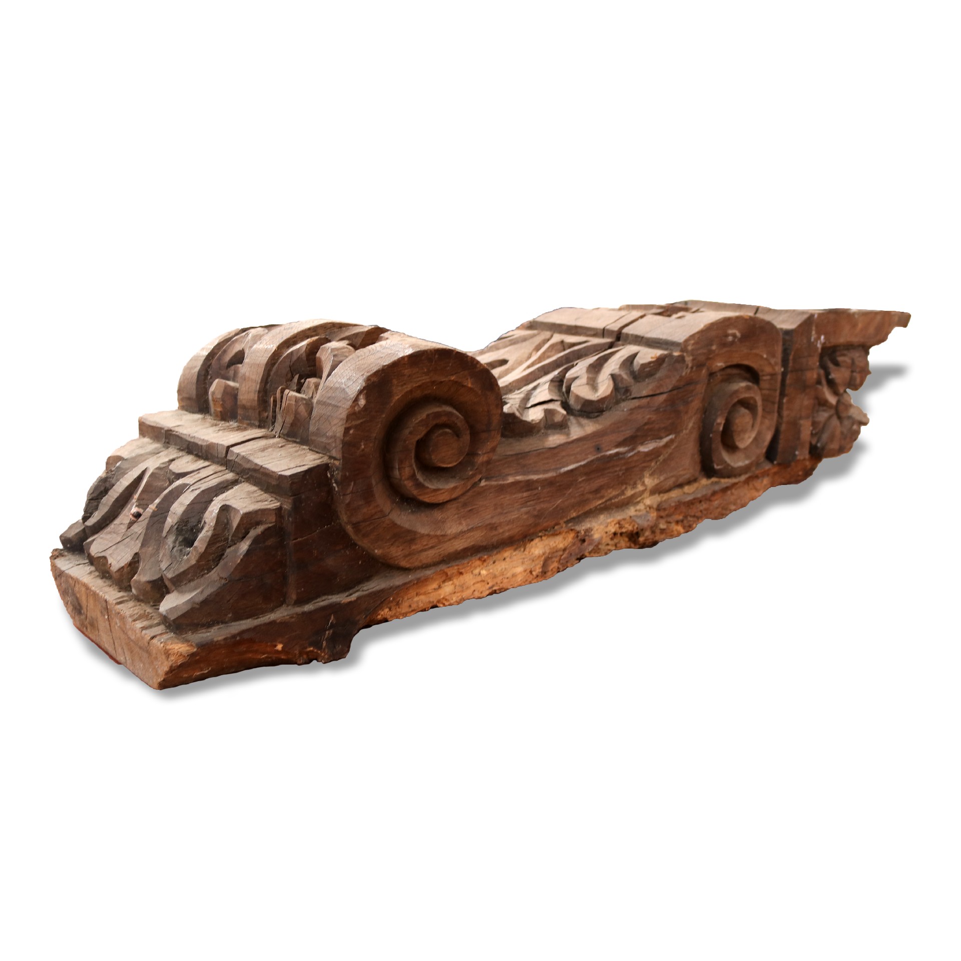 Antica mensola in legno. Epoca XIV. - Mensole antiche - Architettura - Prodotti - Antichità Fiorillo