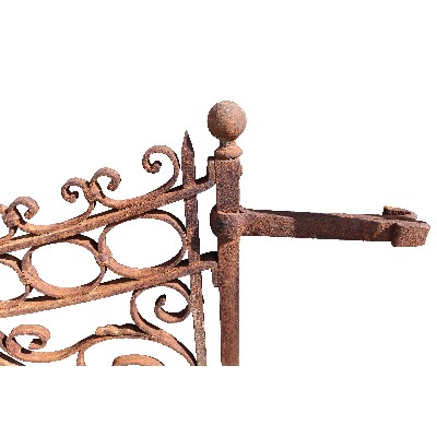 Cancello antico in ferro. 