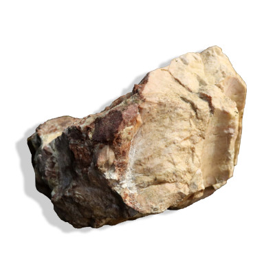 Antico frammento di colonna in marmo. 