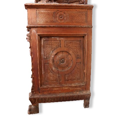 Antique wooden sideboard. Early 1900s. 