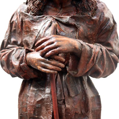 Rara Scultura raffigurante Cristo. Epoca XVIII sec. 