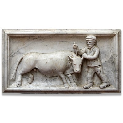 Antico pannello in marmo. 