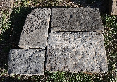 Antico pavimento in pietra. 
