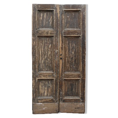 Due antiche porte in legno 