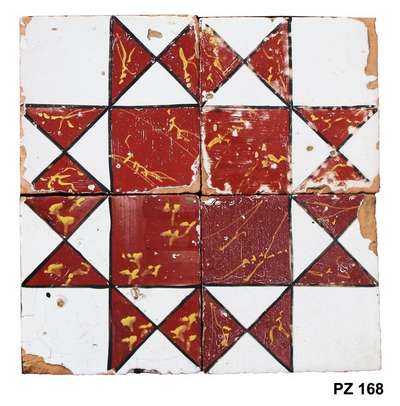 Antica pavimentazione in maiolica 