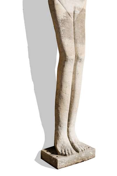 Antica e rarissima statua in marmo. Epoca 1800. 