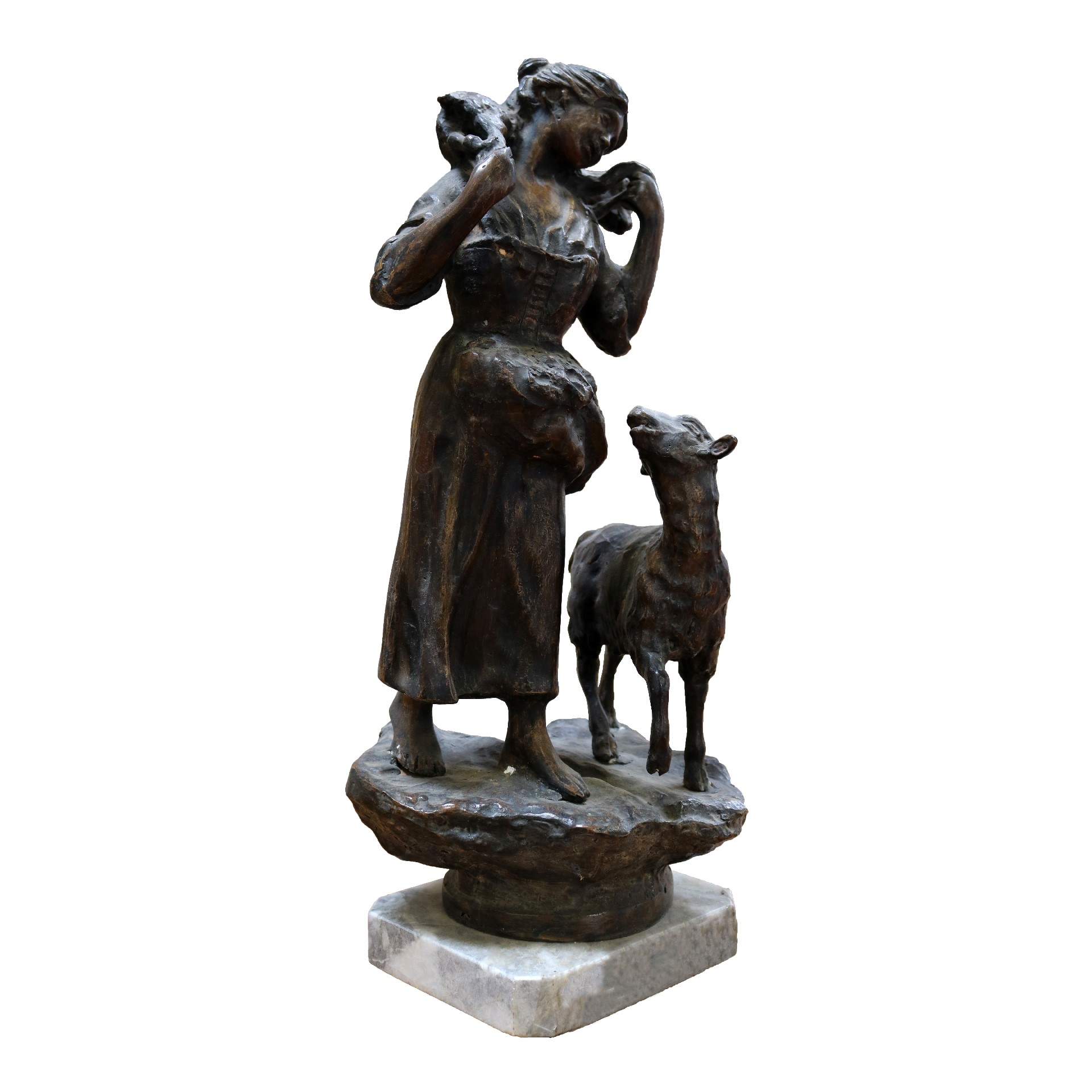 Antica scultura in bronzo. Epoca inizi 1900. - Bronzi - Sculture Antiche - Prodotti - Antichità Fiorillo